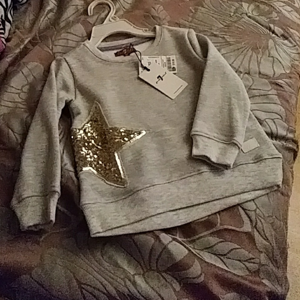 Gray toddler sweater